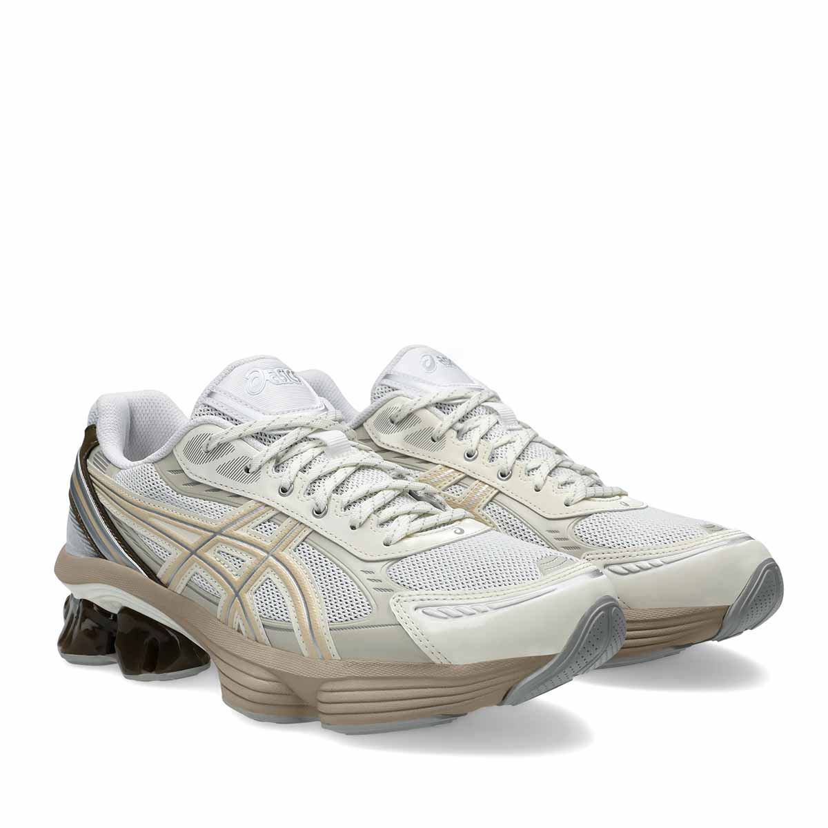Asics Gel Kinetic Fluent Unisex White Marzipan סניקרס ג'ל קינטיק פלואנט יוניסקס