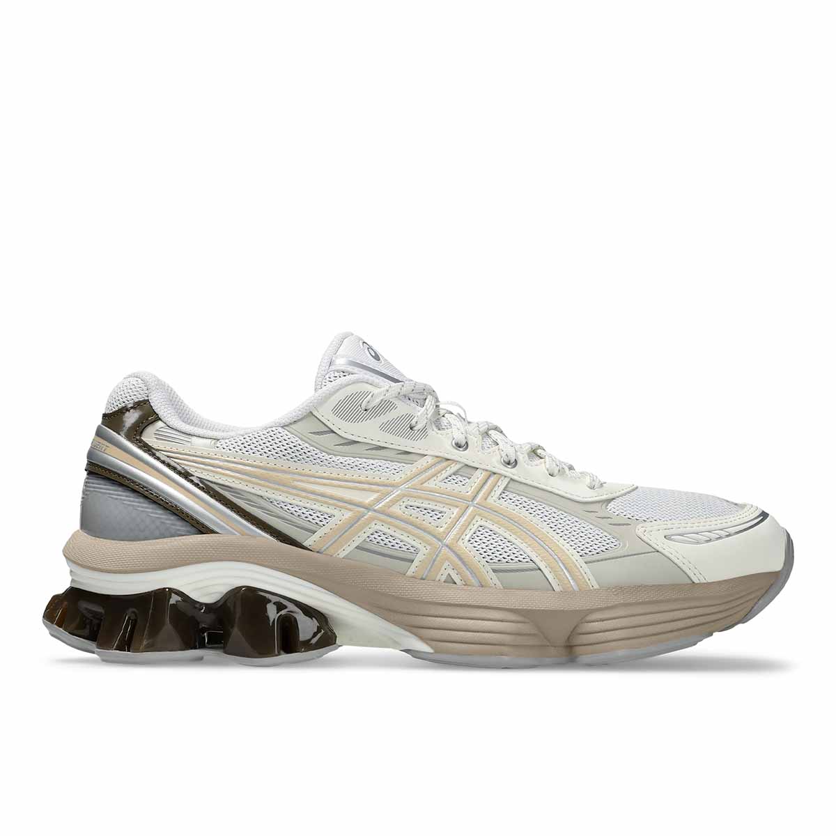 Asics Gel Kinetic Fluent Unisex White Marzipan סניקרס ג'ל קינטיק פלואנט יוניסקס