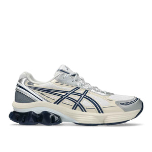 Asics Gel Kinetic Fluent Unisex White Independence Blue סניקרס ג'ל קינטיק פלואנט יוניסקס