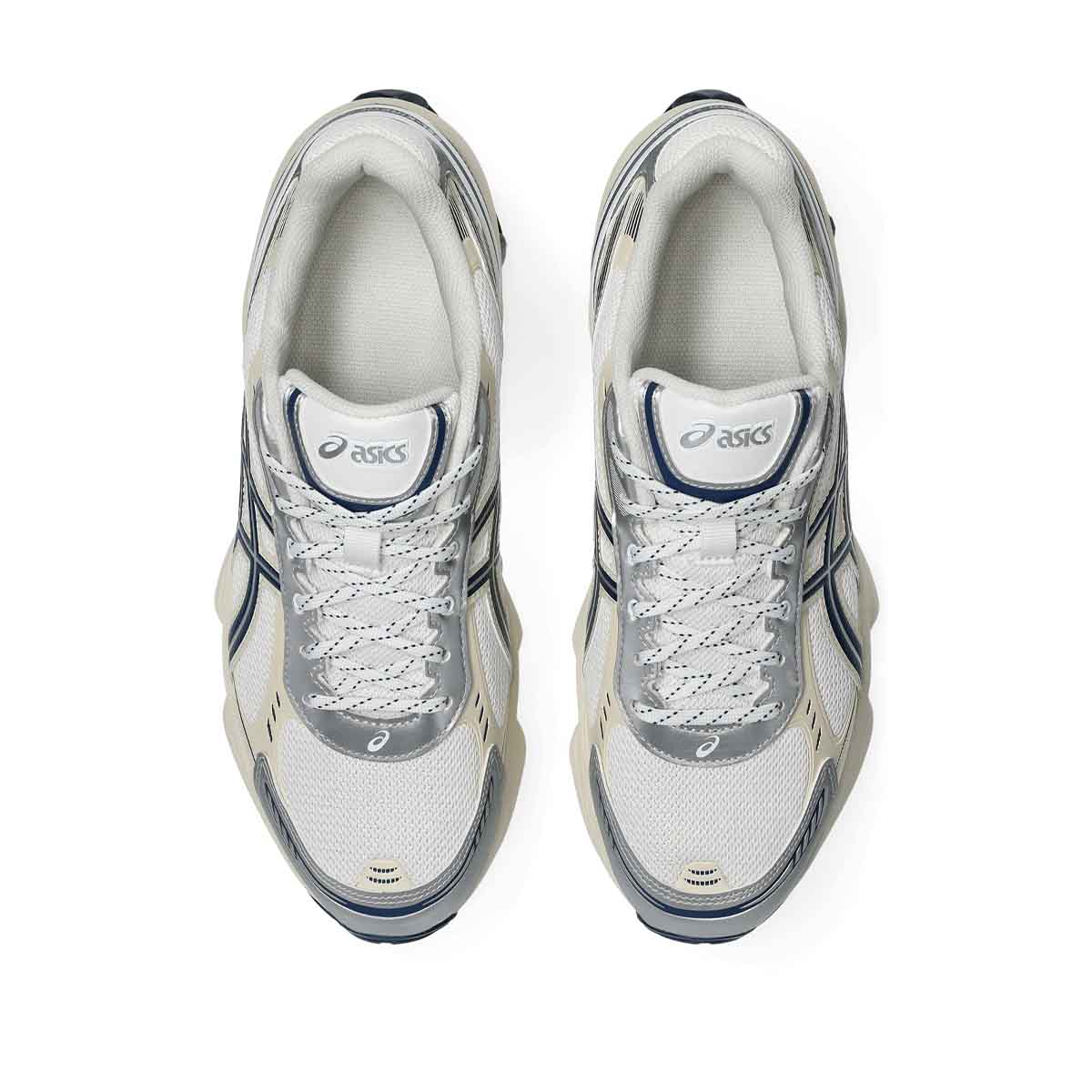 Asics Gel Kinetic Fluent Unisex White Independence Blue סניקרס ג'ל קינטיק פלואנט יוניסקס