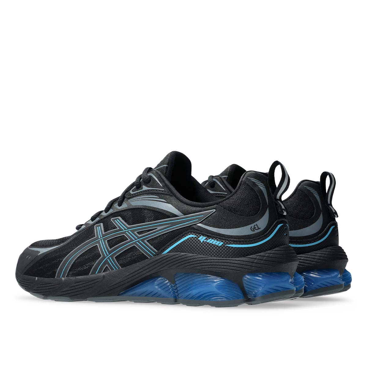 Asics Gel Quantum 180 VIII Unisex Black Digital Aqua ג`ל קוואנטום 180 יוניסקס