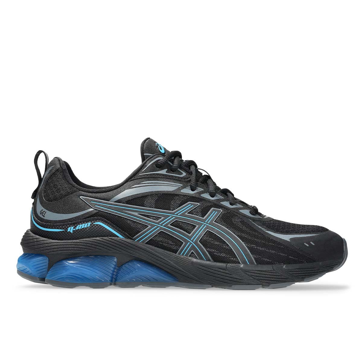 Asics Gel Quantum 180 VIII Unisex Black Digital Aqua ג`ל קוואנטום 180 יוניסקס