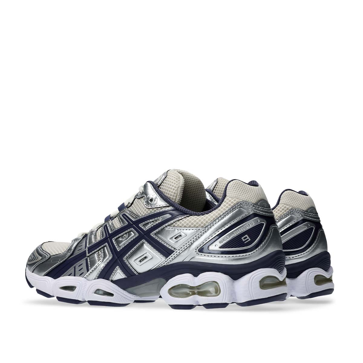 Asics Gel Nimbus 9 Unisex Oatmeal Indigo Fog סניקרס ג`ל נימבוס 9 יוניסקס