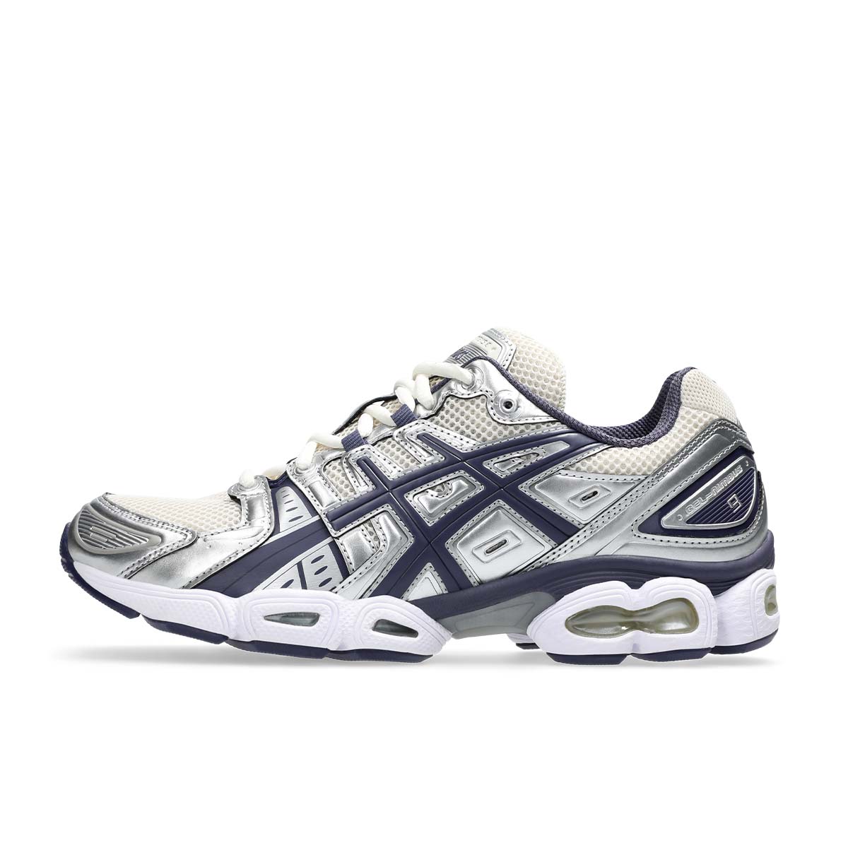 Asics Gel Nimbus 9 Unisex Oatmeal Indigo Fog סניקרס ג`ל נימבוס 9 יוניסקס