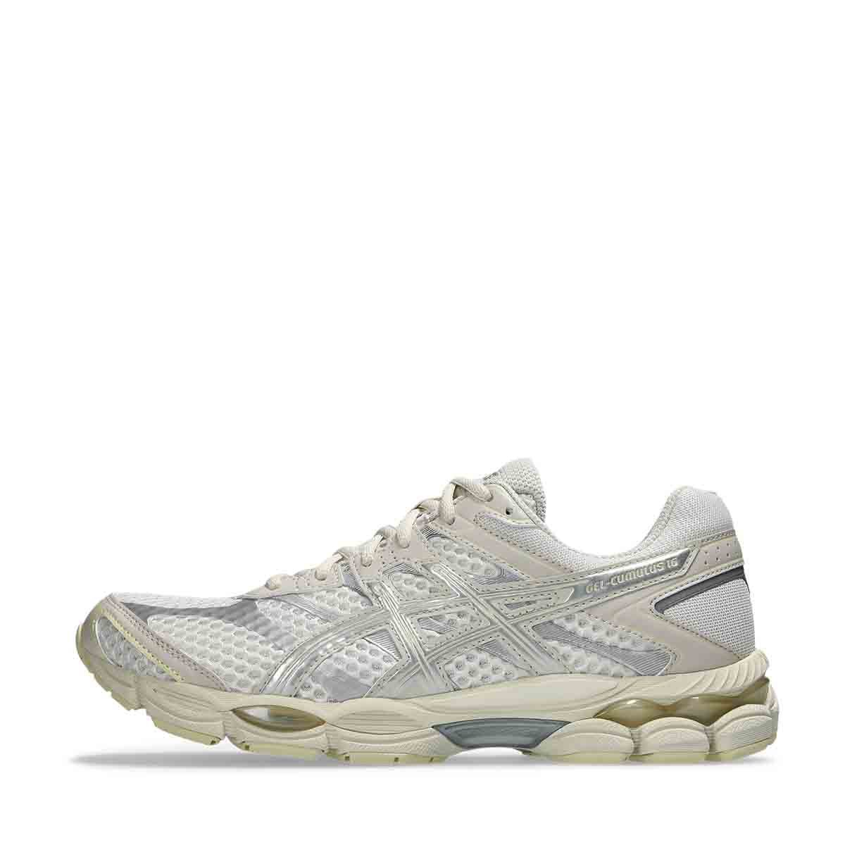 Asics Gel Cumulus 16 Unisex Cream Pure Silver סניקרס ג'ל קומולוס יוניסקס