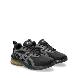 Asics Gel Quantum 90 IV GS Kids Black Fellow Yellow נעלי ילדים ג'ל קוואנטום