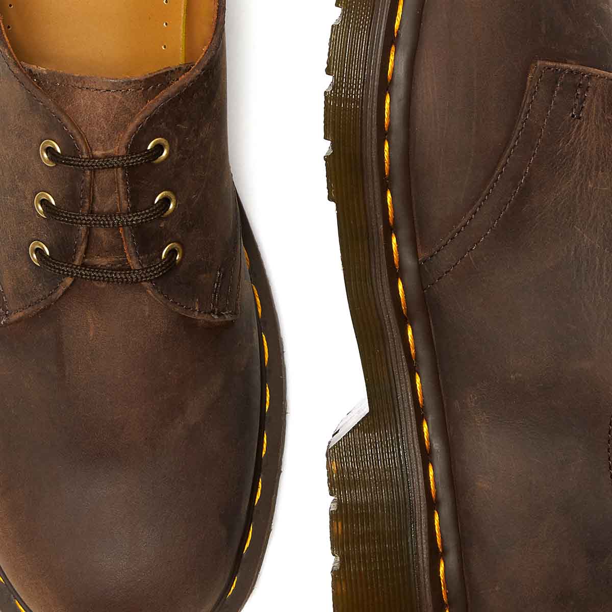 Dr. Martens 3 Eye Shoe 1461 Crazy Horse Unisex נעלי ד"ר מרטינס  1461 קרייז הורס