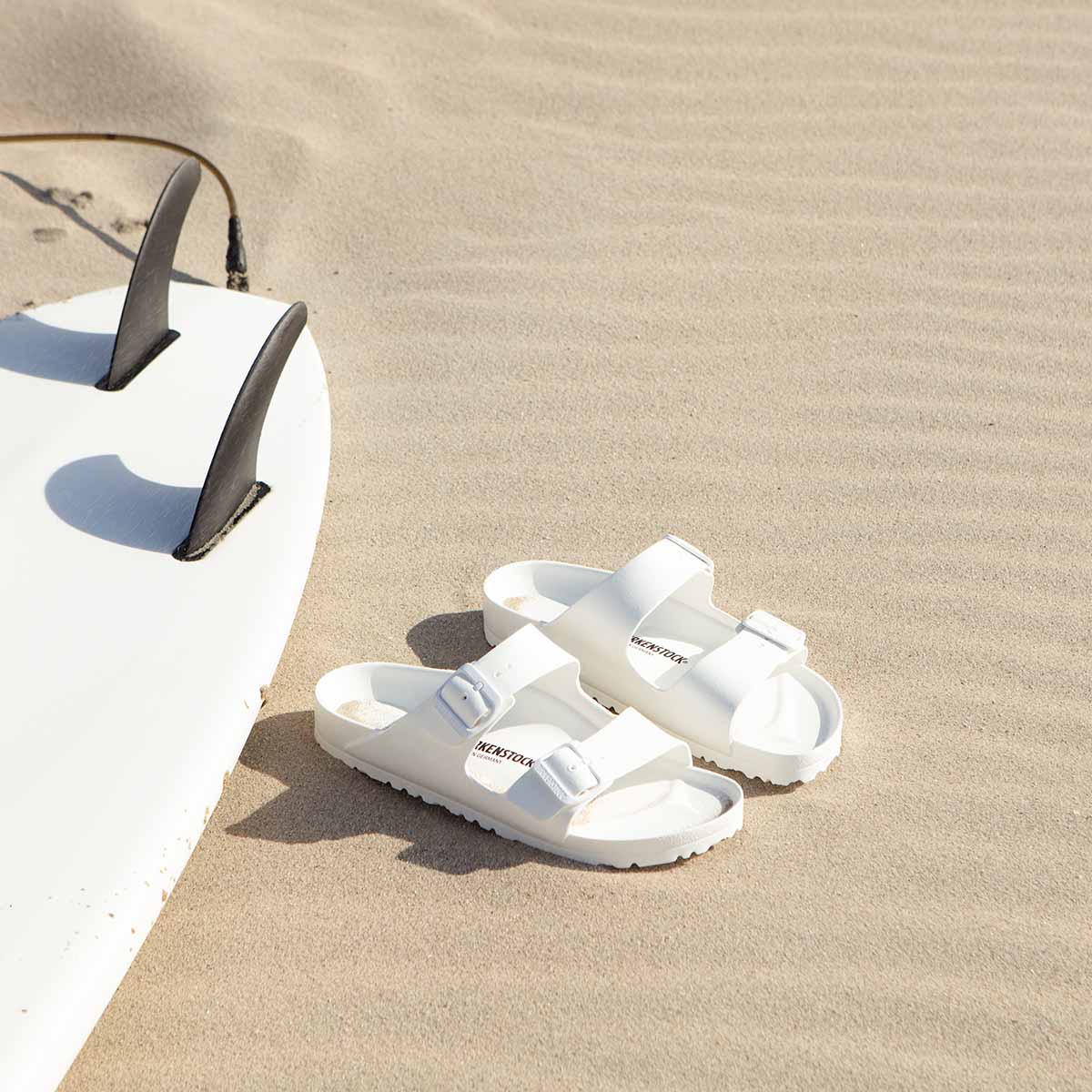 Birkenstock Arizona EVA White כפכפי בירקנשטוק אריזונה לגברים לבן