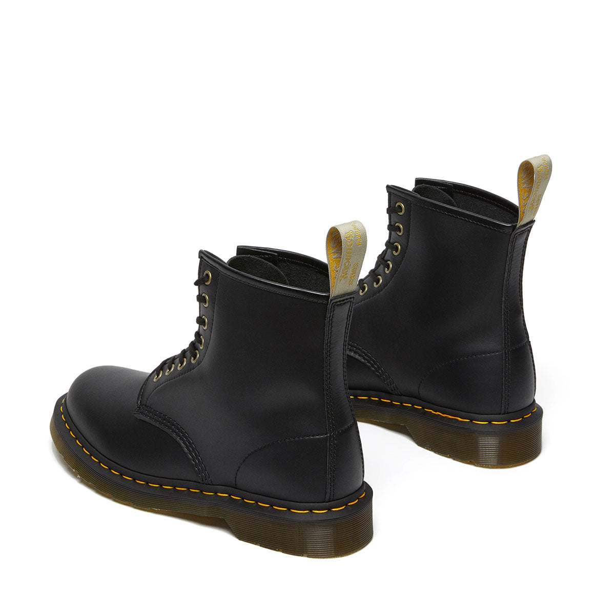 Dr. Martens Vegan 1460 Black Felix Rub Off מגפי ד״ר מרטינס טבעוניות שחור