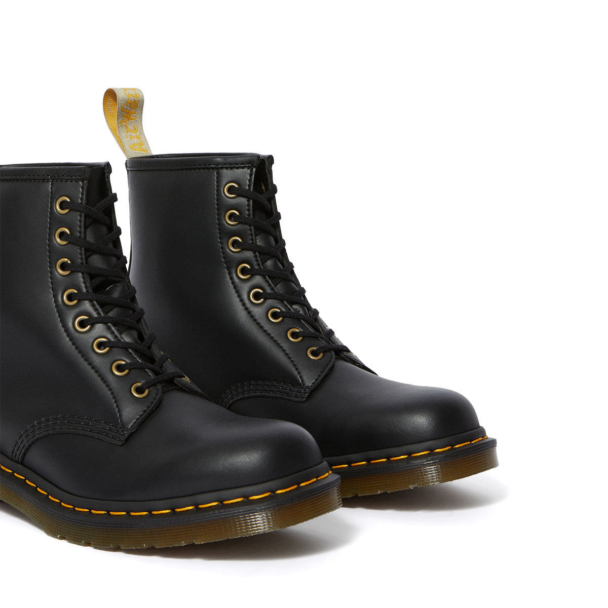 Dr. Martens Vegan 1460 Black Felix Rub Off מגפי ד״ר מרטינס טבעוניות שחור