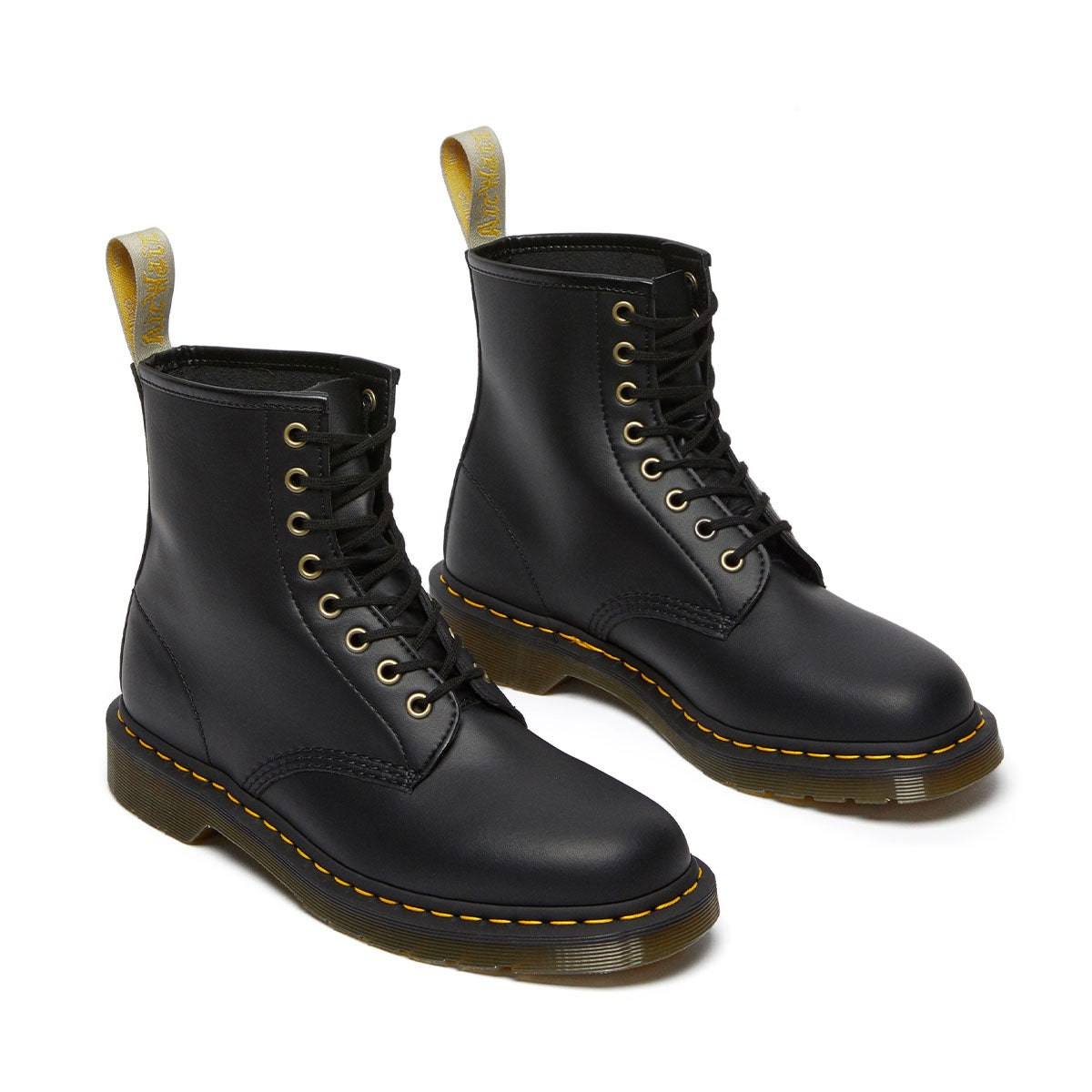 Dr. Martens Vegan 1460 Black Felix Rub Off מגפי ד״ר מרטינס טבעוניות שחור