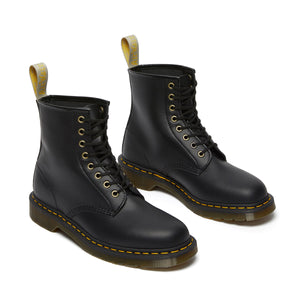 Dr. Martens Vegan 1460 Black Felix Rub Off מגפי ד״ר מרטינס טבעוניות שחור