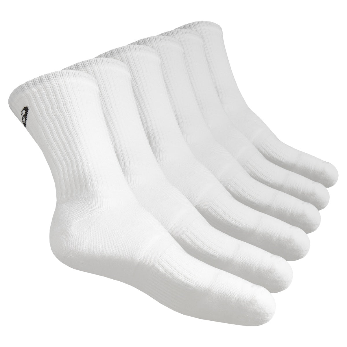 Asics 6PKK Crew White גרבי ריצה ארוכות