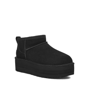 UGG Classic Ultra Mini Platform Black מגפי נשים אולטרה מיני פלטפורם