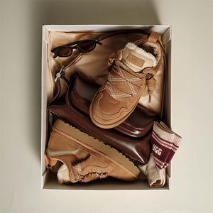 UGG Women's Lowmel Chestnut נעלי סניקרס לנשים לואמל חום