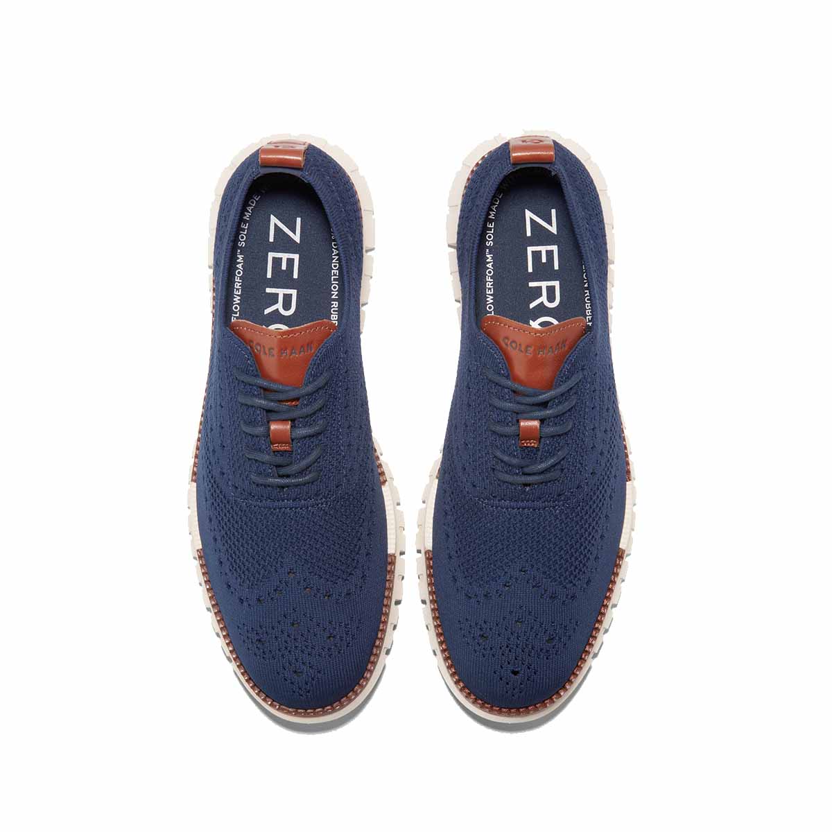 Cole Haan Zerogrand Remastered Stitchlite Wingtip Marine BlueIvory סניקרס קול האן לגברים