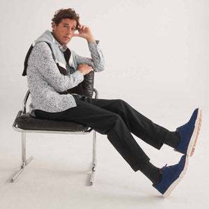 Cole Haan Zerogrand Remastered Stitchlite Wingtip Marine BlueIvory סניקרס קול האן לגברים