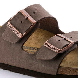 בירקנשטוק כפכפי נשים אריזונה מוקה זמש Birkenstock Arizona Birko Flor Nubuck Mocha