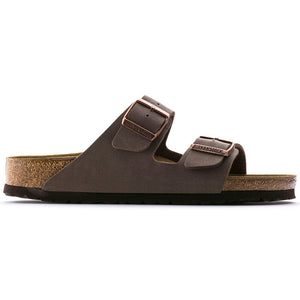 בירקנשטוק כפכפי נשים אריזונה מוקה זמש Birkenstock Arizona Birko Flor Nubuck Mocha