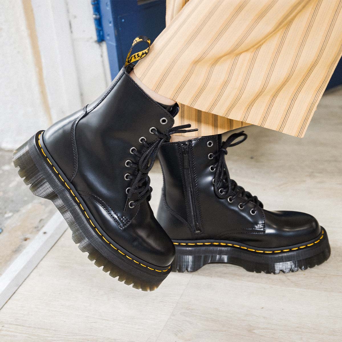 Dr. Martens Jadon Boots Platform נעלי ד"ר מרטינס גיידון