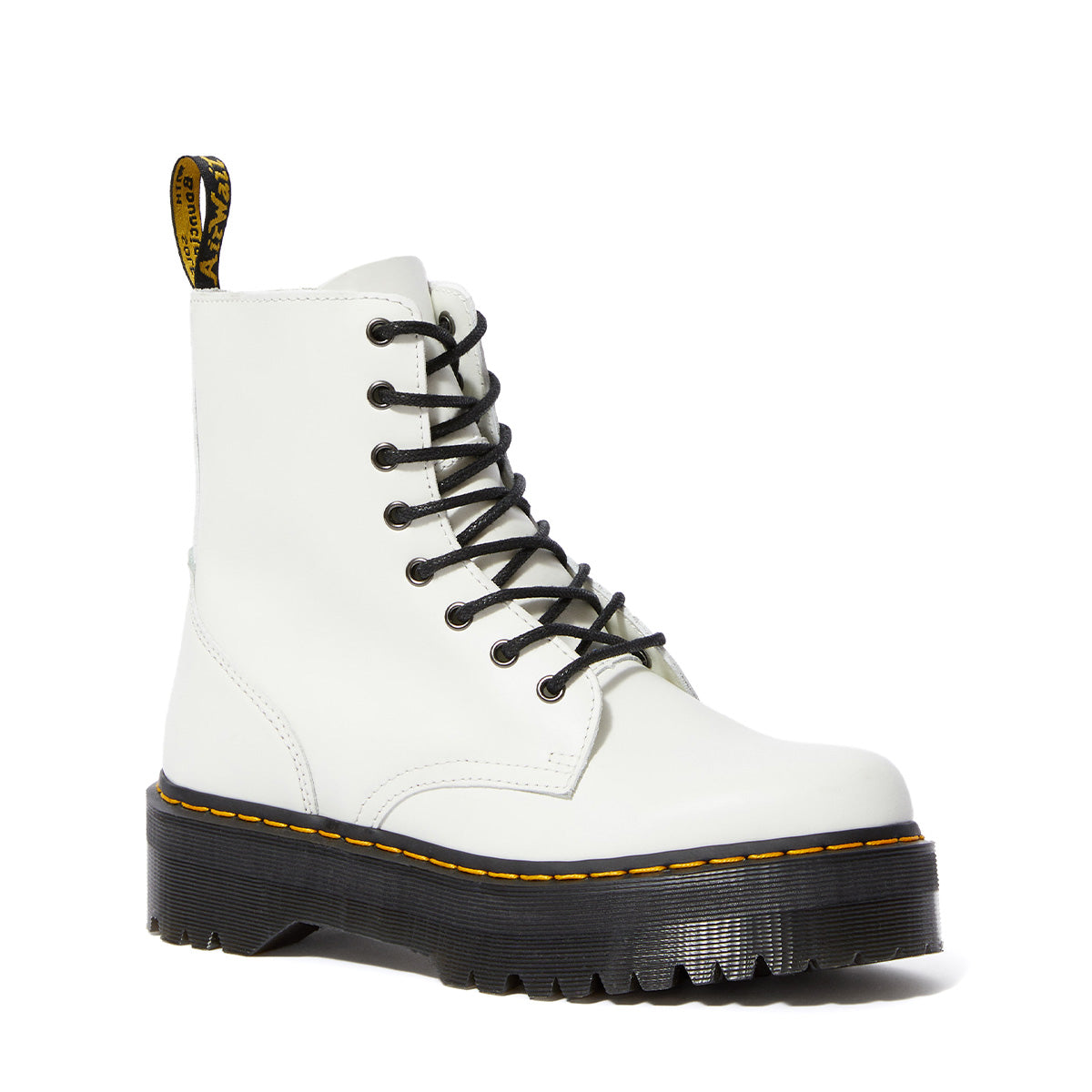 נעלי ד״ר מרטינס Dr. Martens Eye Boot Jadon White Polished Smooth