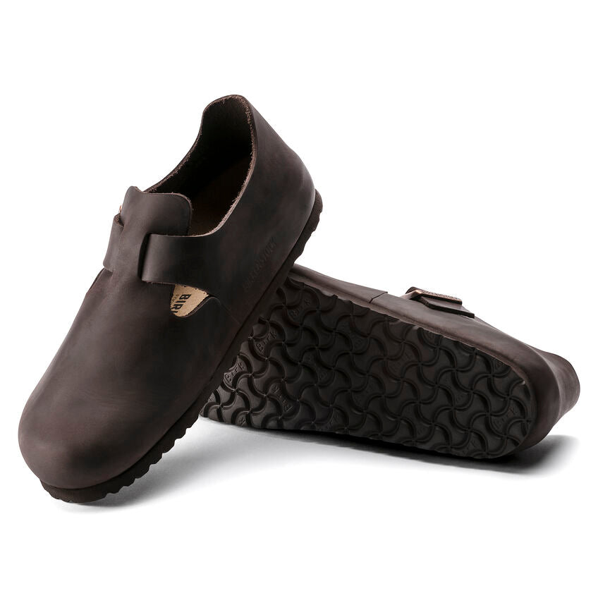 Birkenstock London Oiled Habana בירקנשטוק כפכפי נשים לונדון חום