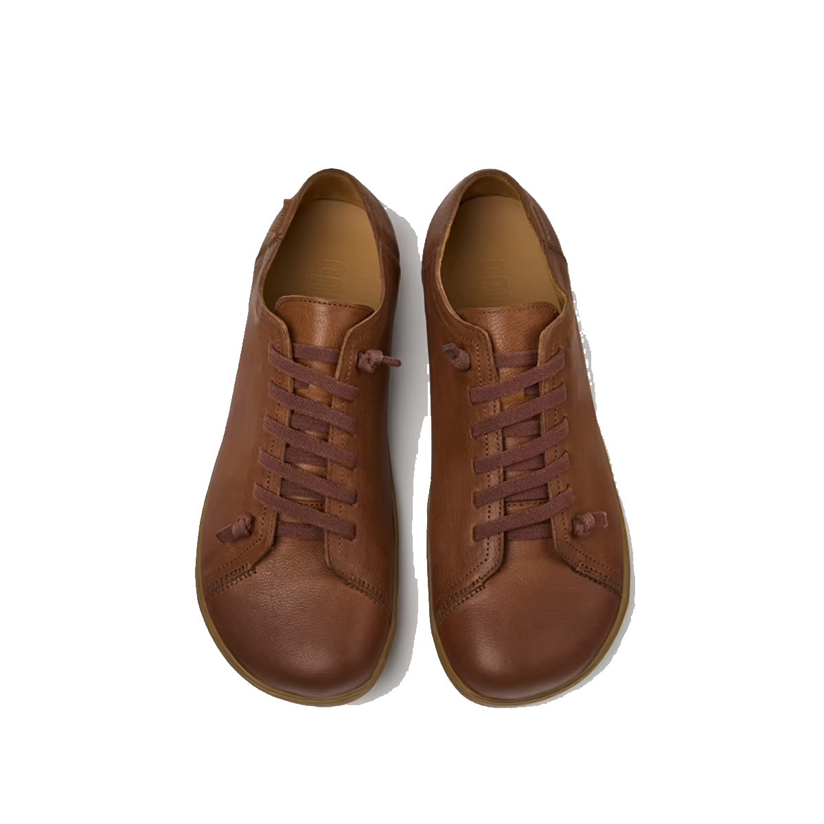 Camper Peu Brown leather shoes for men נעלי קמפר גברים