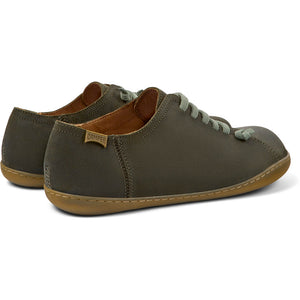 Camper Peu Green-gray nubuck shoes for men Dark Green נעלי קמפר לגברים