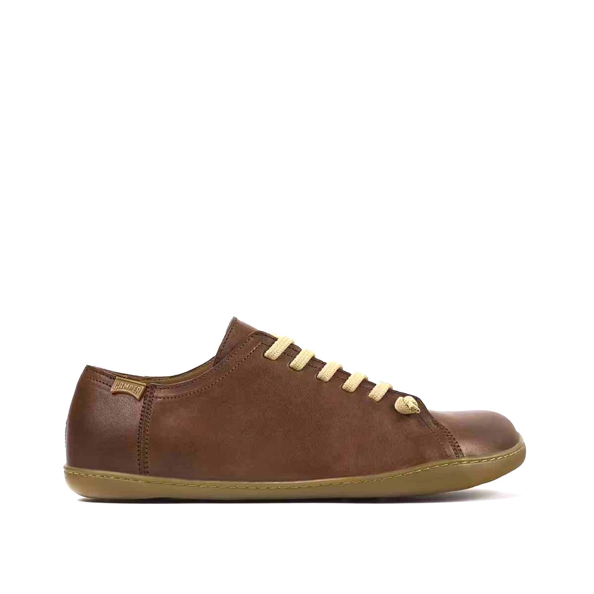 Camper Peu Brown Leather Shoes for Men נעלי קמפר לגברים