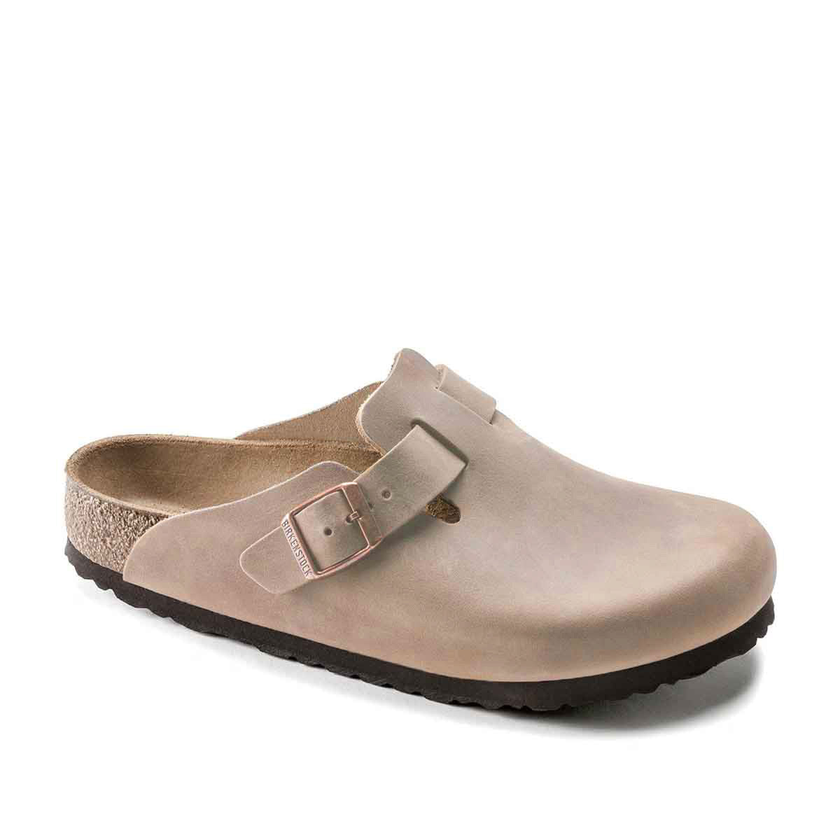 Birkenstock Boston Tabacco Brown כפכפי בירקנשטוק בוסטון יוניסקס חום טבק
