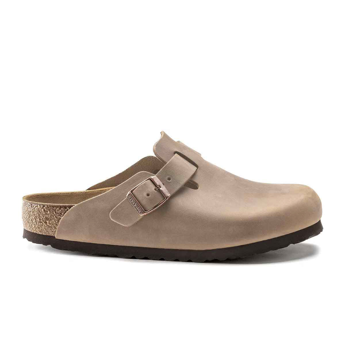 Birkenstock Boston Tabacco Brown כפכפי בירקנשטוק בוסטון יוניסקס חום טבק