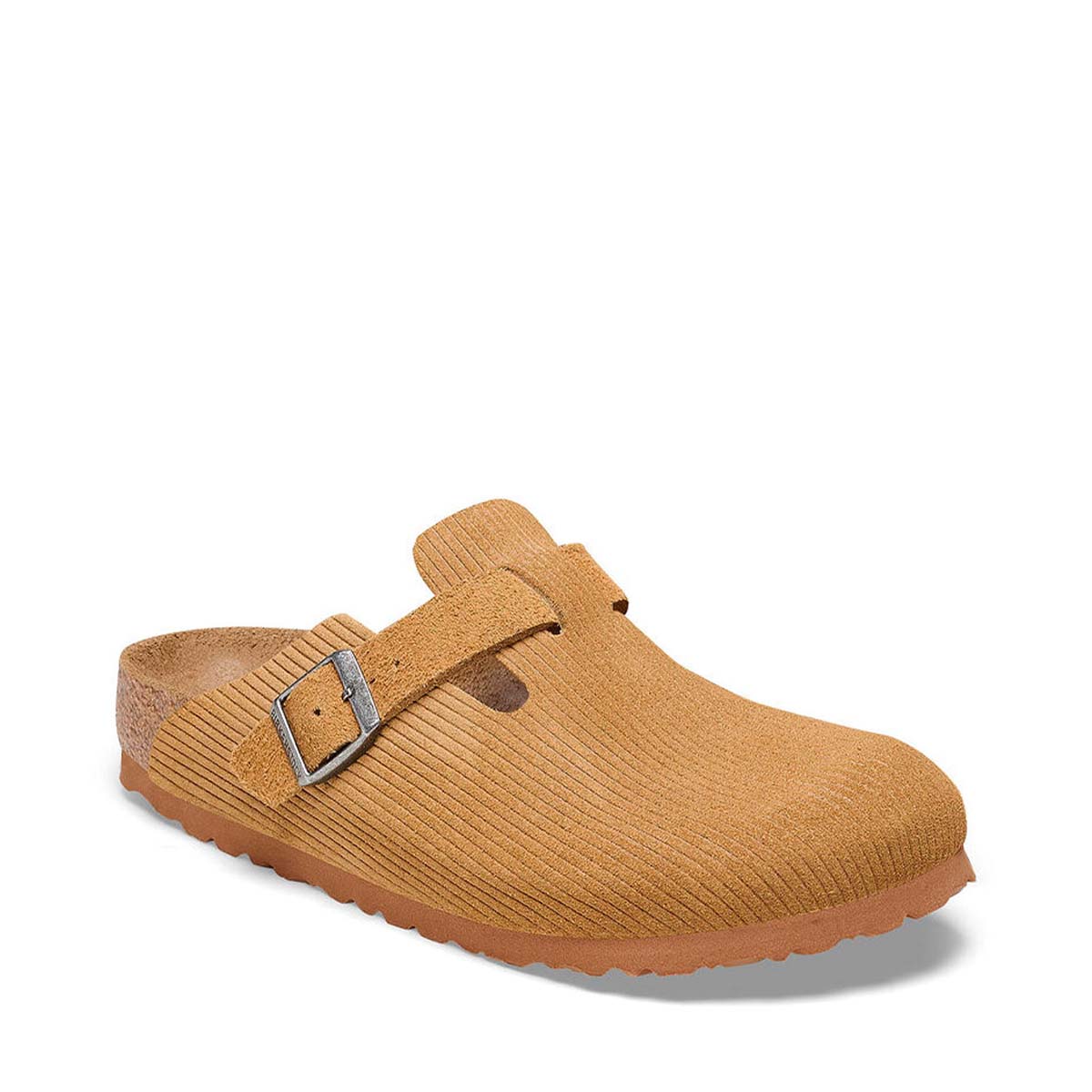 Birkenstock Boston Corduroy Cork Brown בירקנשטוק בוסטון נשים קורדרוי חום