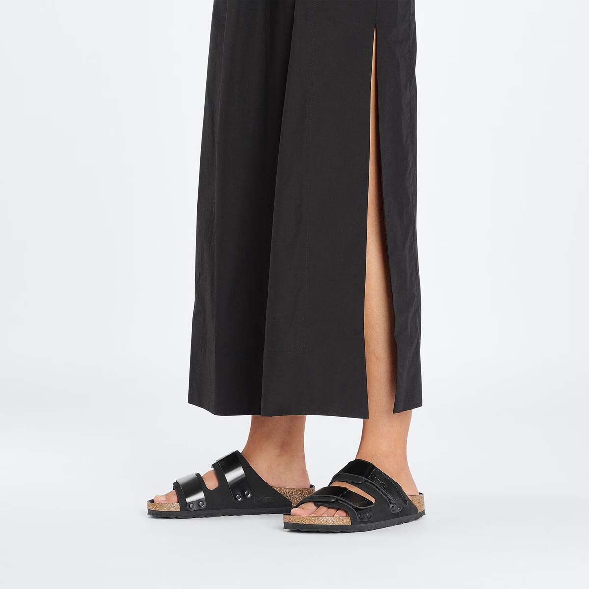 Birkenstock Uji Black כפכפי בירקנשטוק אוג'י שחור לנשים