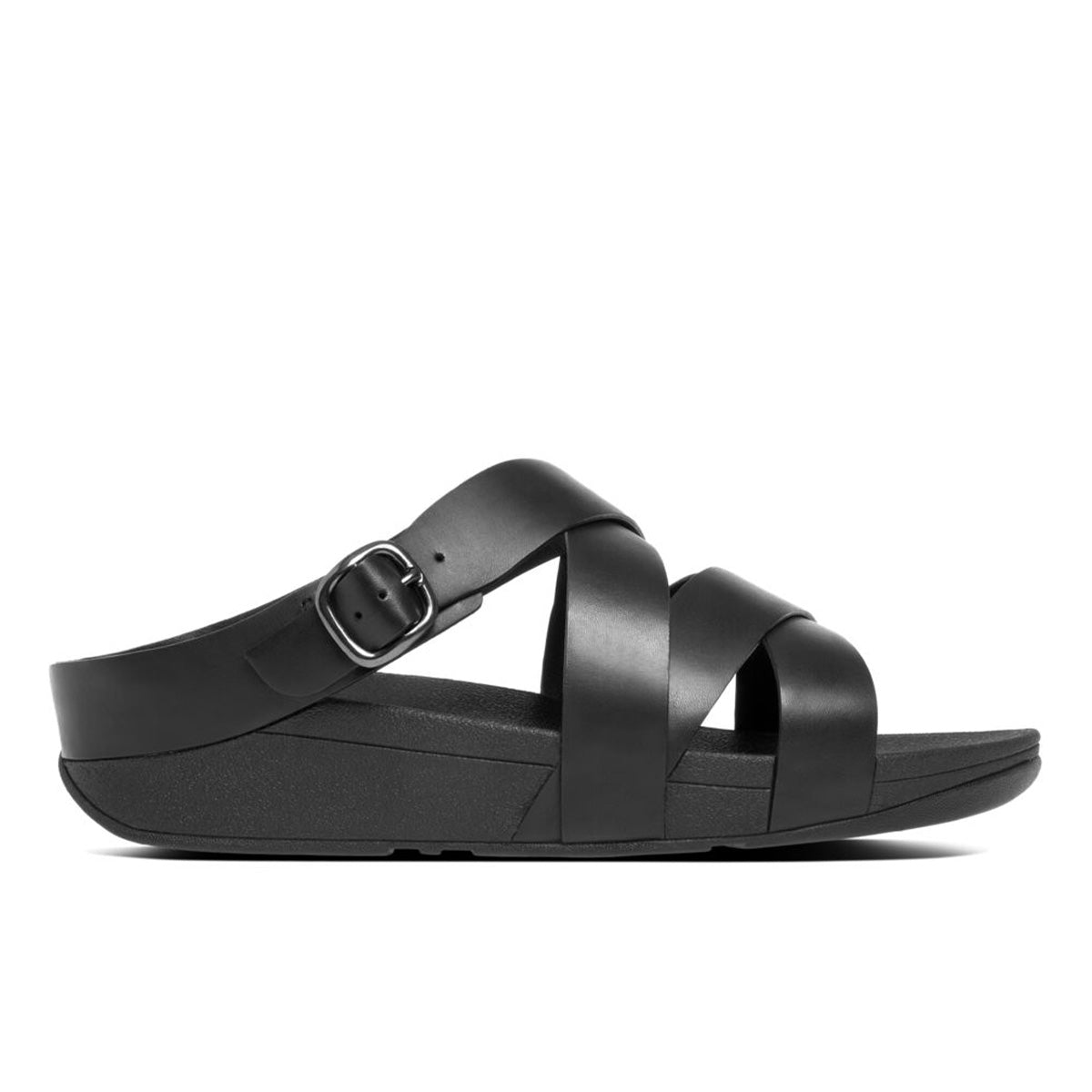 Fit Flop The Skinny Criss-Cross Slide Black כפכפי פיט פלופ