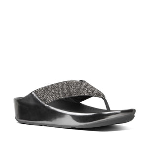 Fit Flop Crystall Metallic Pewter כפכפי פיט פלופ