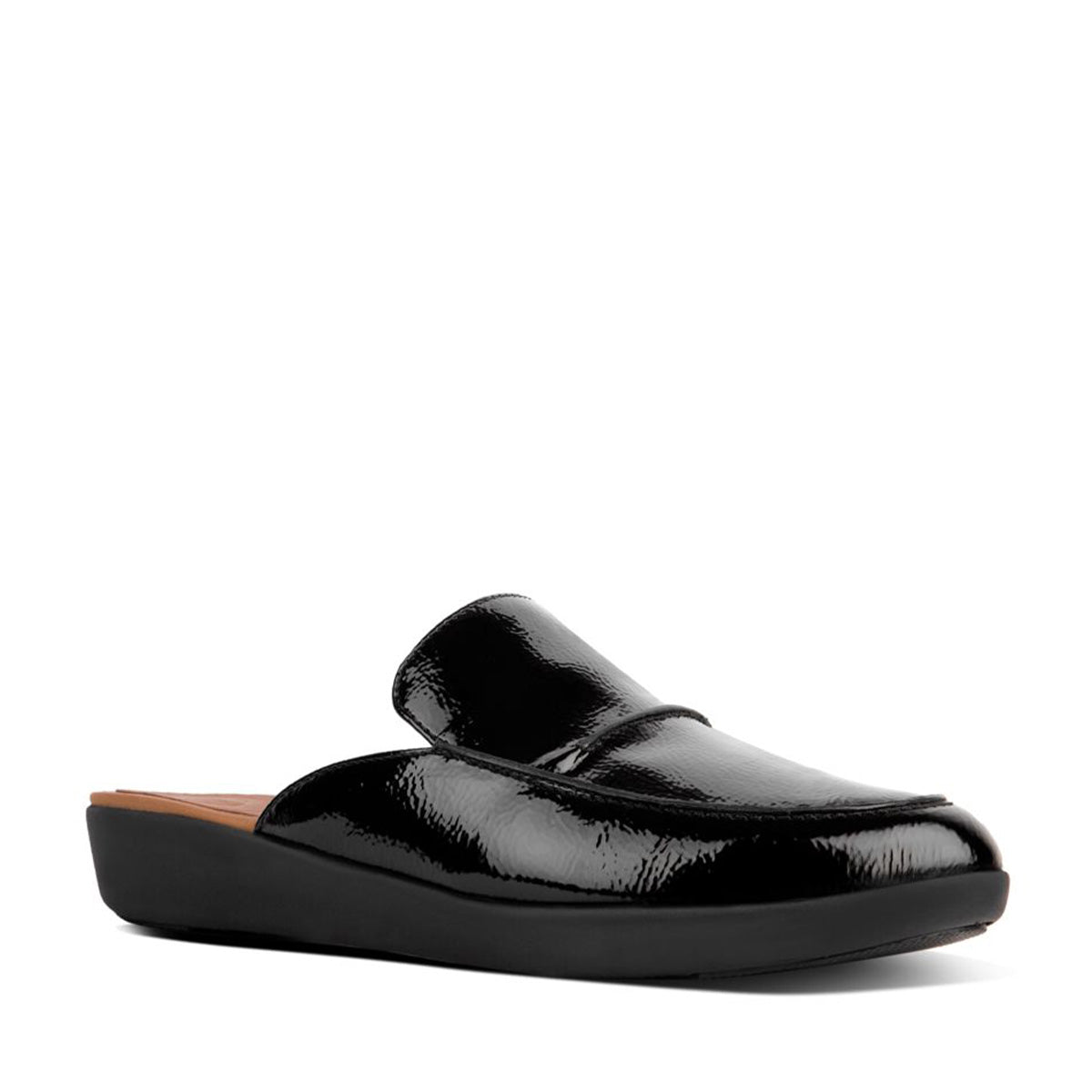 Fit Flop Serene Crinkle Patent Black כפכפי פיט פלופ