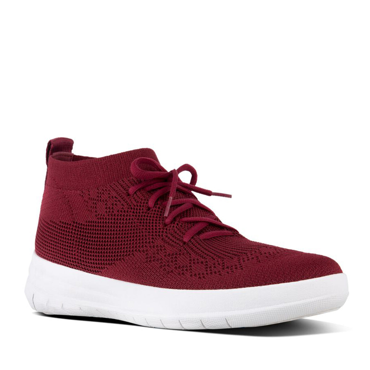 Fit Flop Uberknit Slip-On High Top Sneaker Berry נעלי פיט פלופ