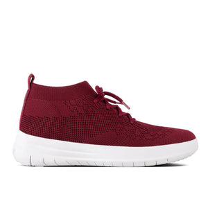 Fit Flop Uberknit Slip-On High Top Sneaker Berry נעלי פיט פלופ