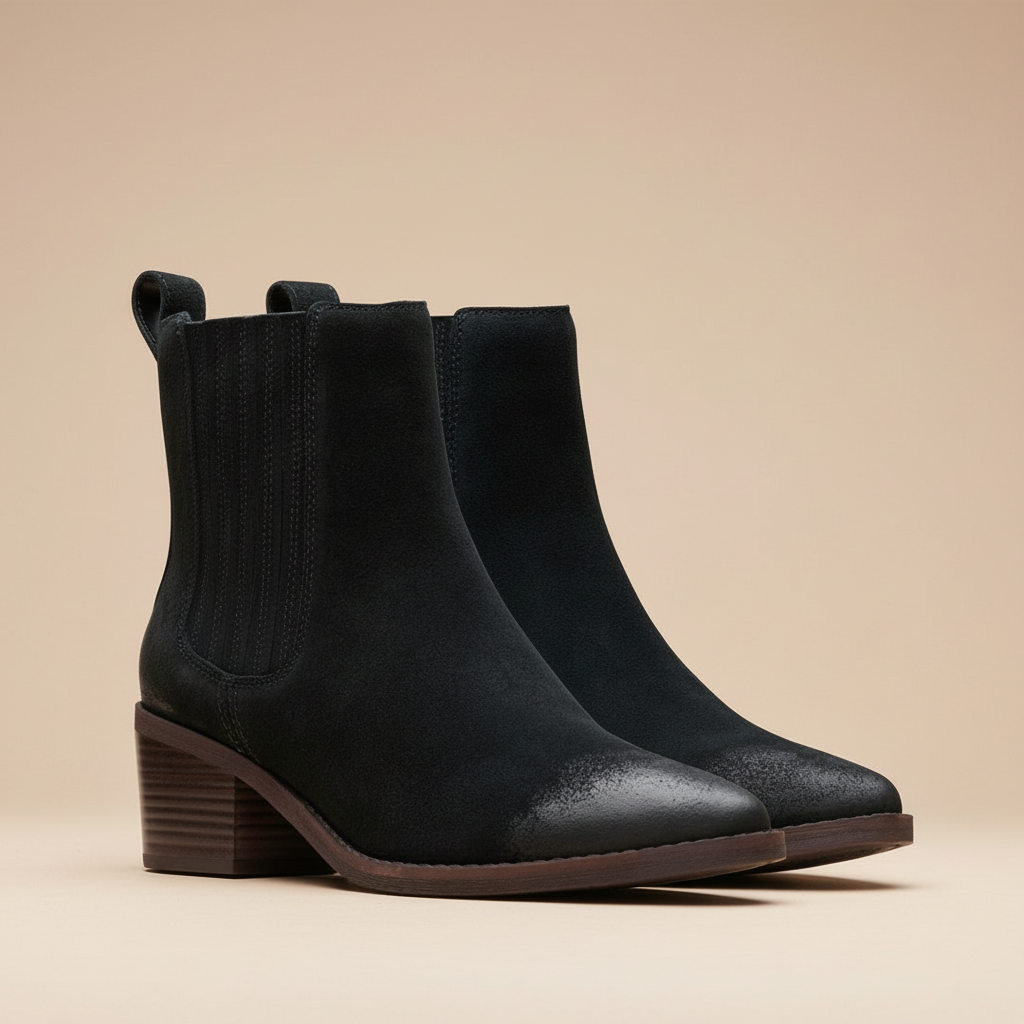 Clarks Morzine Top Black מגפי נשים קלרקס