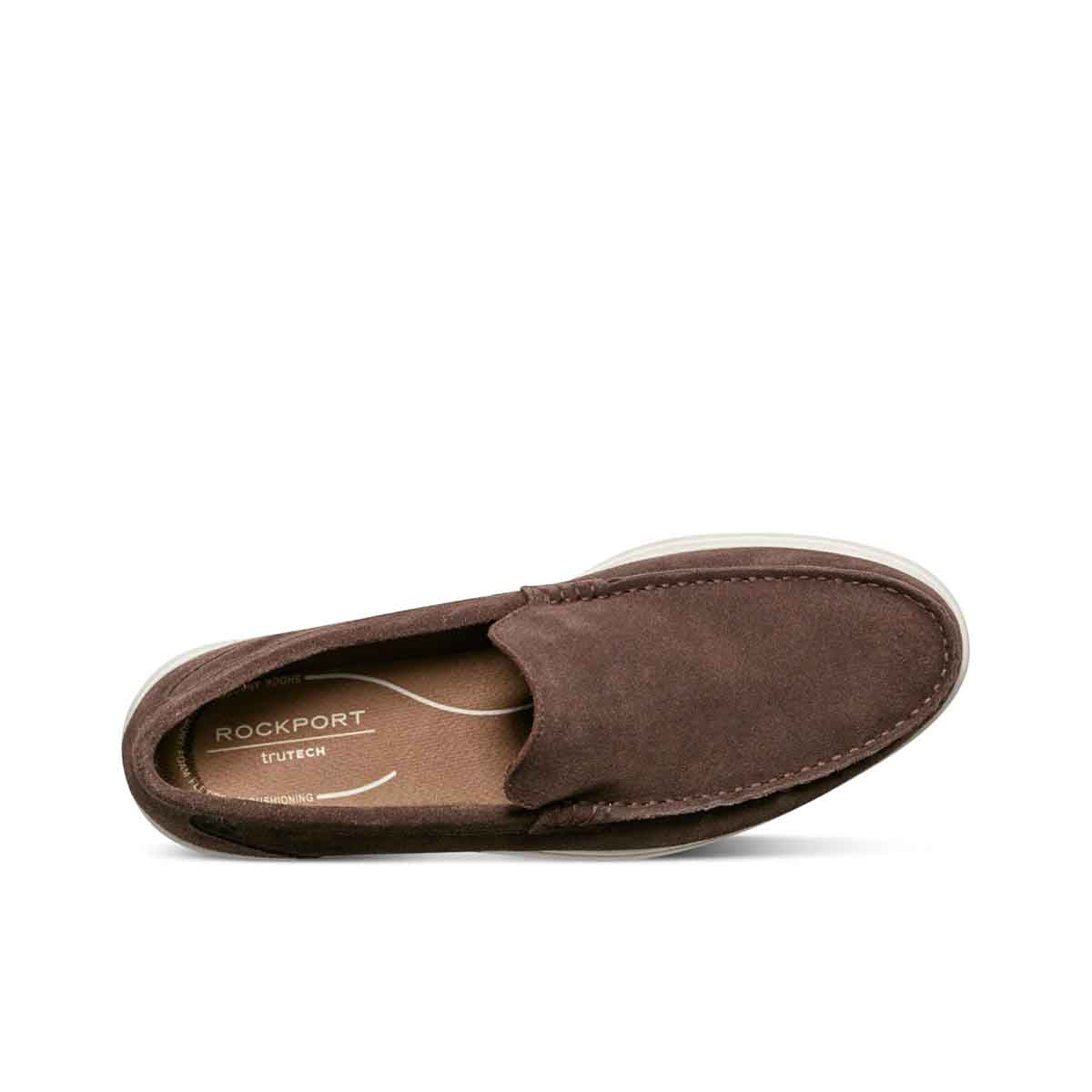 Rockport Men's Jensen Casual Slip-on Almond Toe Loafers נעלי גברים רוקפורט