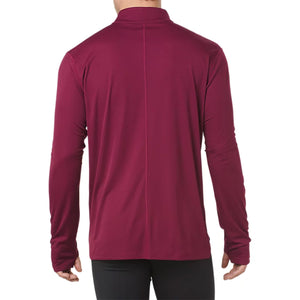 Asics Silver LS 1/2 Zip Top Cordovan ג'קט גברים אסיקס