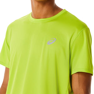 Asics Core Ss Top Men Lime Zest חולצת ריצה לגברים אסיקס