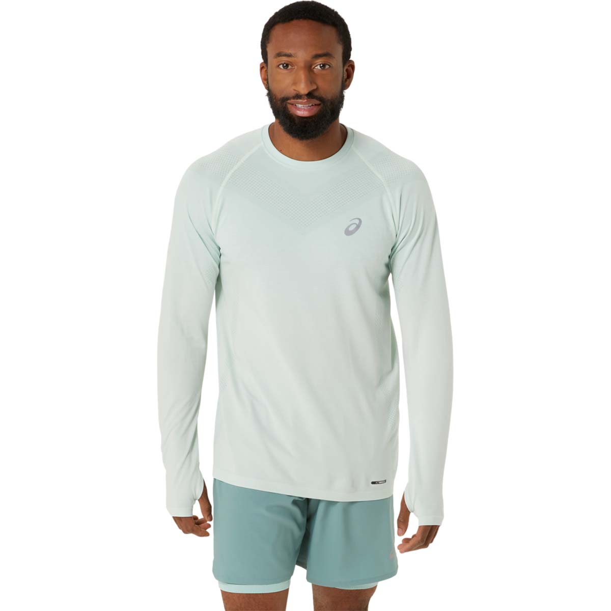 Asics Seamless LS Top Light Celadon Birch חולצת אסיקס לגברים