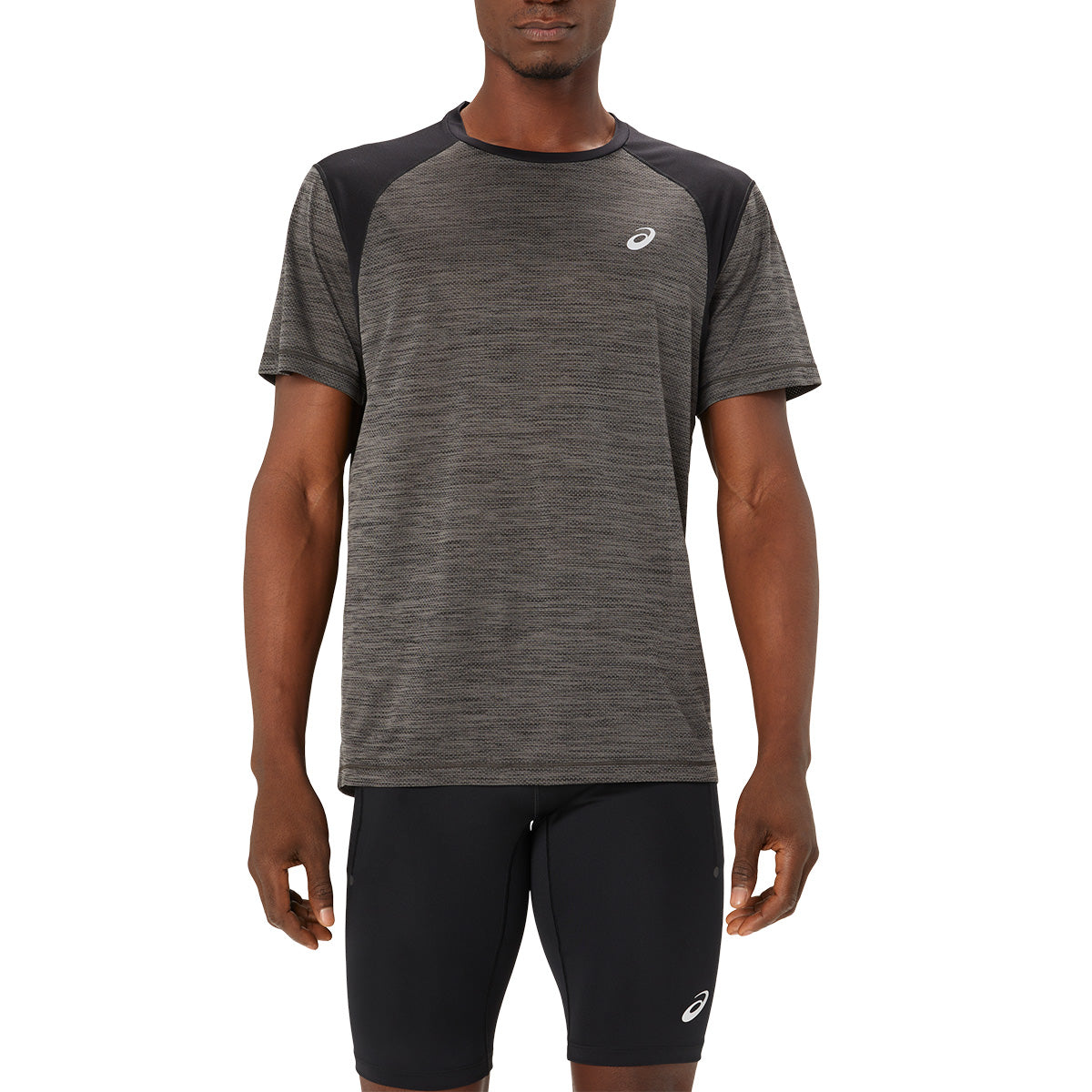 Asics Road Ss Top Men Black חולצת ריצה לגברים אסיקס
