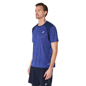 Asics Road Ss Top Man Dark Cobalt חולצת ריצה אסיקס לגברים