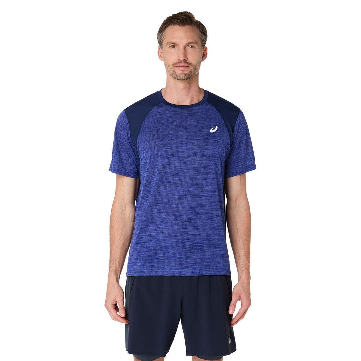 Asics Road Ss Top Man Dark Cobalt חולצת ריצה אסיקס לגברים