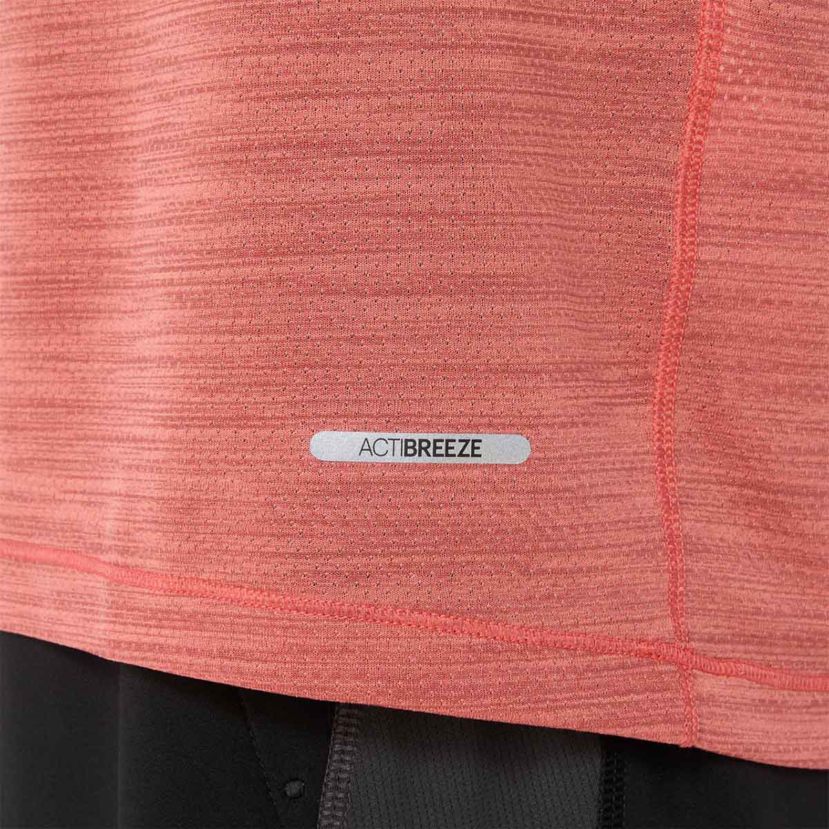 Asics Road Ss Top Man Dark Pink Clay חולצת ריצה אסיקס לגברים