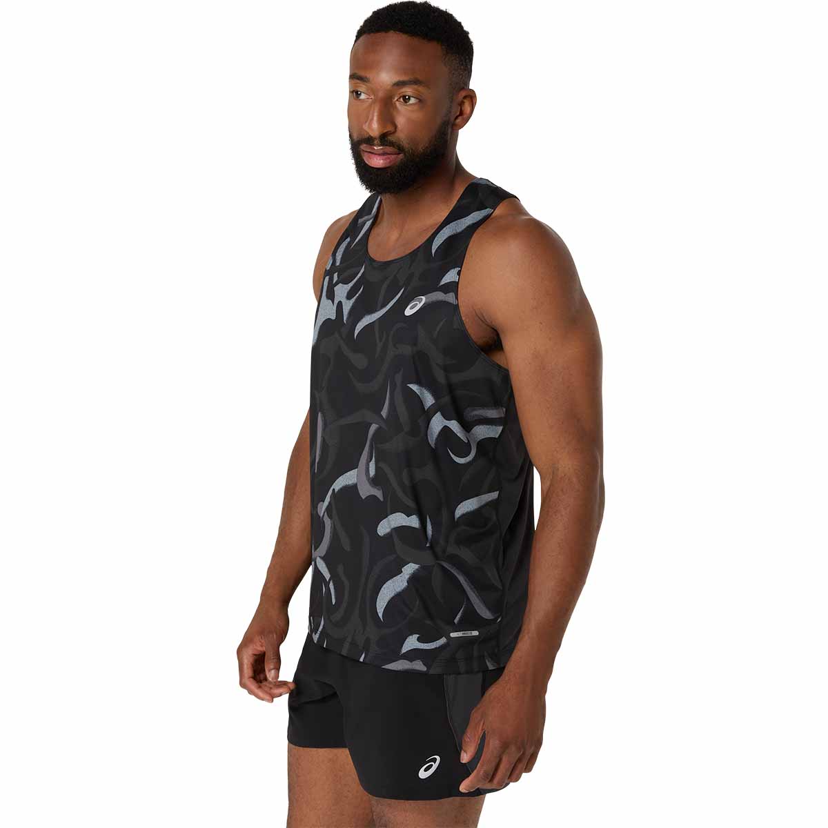 Asics Road All Over Print Singlet Men גופיית ריצה לגבר