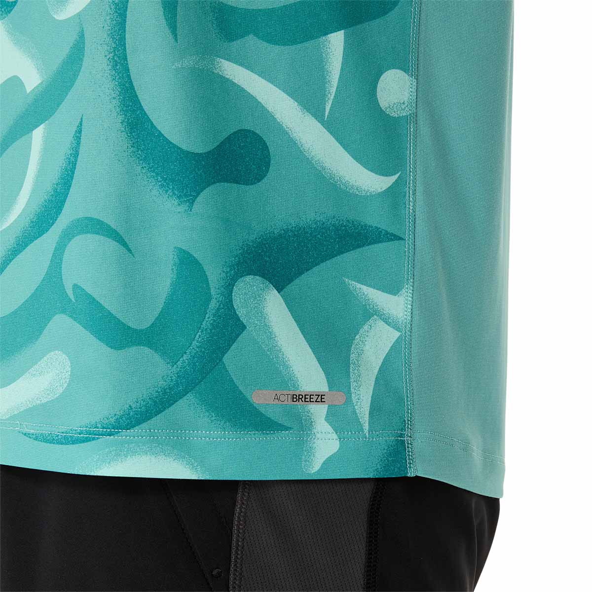 Asics Road Lite-Show Ss Top Men Light Teal חולצת ריצה לגברים אסיקס