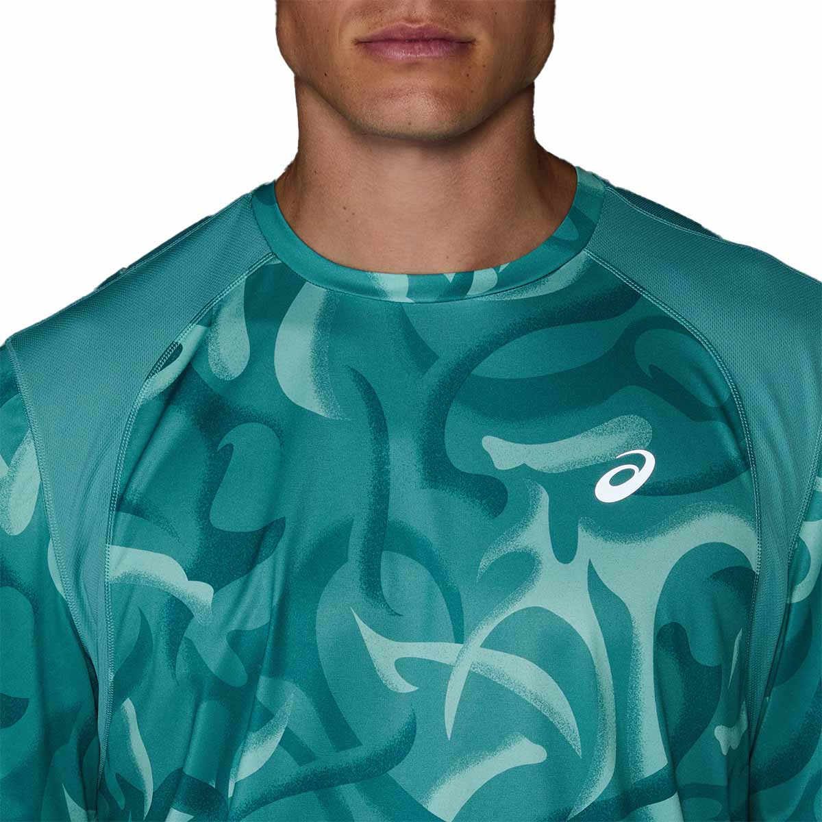 Asics Road Lite-Show Ss Top Men Light Teal חולצת ריצה לגברים אסיקס